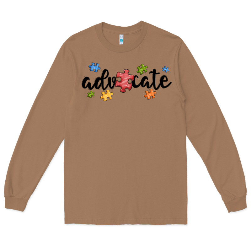 Advocate Autism Long Sleeve Tee by MaliasSmallBusiness | Teevron