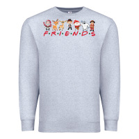 Heather Grey Friends Premium Sweatshirt - Bettercallsaul