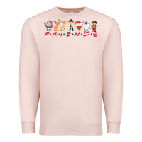 Pale Pink Friends Premium Sweatshirt - Bettercallsaul