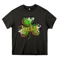 Asphalt st. patricks day lucky shamrock Heavy Core Tee - BarkalooDesign