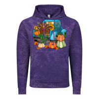 Cloud Purple Thanksgiving turkey truck Vintage Hoodie - Artiststas