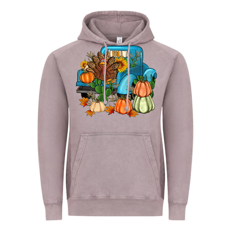 Thanksgiving Turkey Truck Vintage Hoodie by Artiststas | Teevron