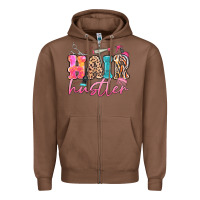 Chestnut hair hustler Zipper Hoodie - MaliasSmallBusiness
