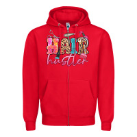Red hair hustler Zipper Hoodie - MaliasSmallBusiness