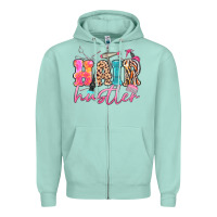 Seafoam hair hustler Zipper Hoodie - MaliasSmallBusiness