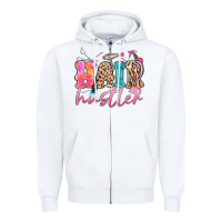 White hair hustler Zipper Hoodie - MaliasSmallBusiness