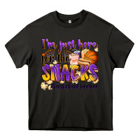 Asphalt i'm just here for the snacks #basketball brother Heavy Core Tee - Zillion Design Studio