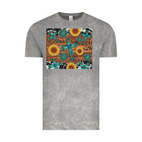 Cloud Rock cross gemstone and sunflower Vintage Tee - Artiststas