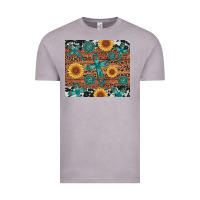 Vintage Zinc cross gemstone and sunflower Vintage Tee - Artiststas