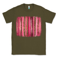 Army Green valentines day leopard glitter brushstroke Classic Tee - Jasminsmagicworld
