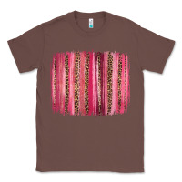Chestnut valentines day leopard glitter brushstroke Classic Tee - Jasminsmagicworld