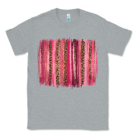Heather Grey valentines day leopard glitter brushstroke Classic Tee - Jasminsmagicworld
