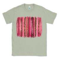 Matcha valentines day leopard glitter brushstroke Classic Tee - Jasminsmagicworld