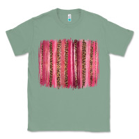 Sage valentines day leopard glitter brushstroke Classic Tee - Jasminsmagicworld