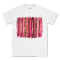 White valentines day leopard glitter brushstroke Classic Tee - Jasminsmagicworld
