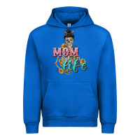 Cobalt Mom life with skull Mother's Day Urban Hoodie - CowGirlArtShop