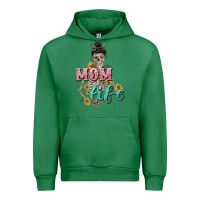 Emerald Mom life with skull Mother's Day Urban Hoodie - CowGirlArtShop