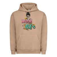 Pigment Burro Mom life with skull Mother's Day Urban Hoodie - CowGirlArtShop