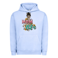 Pigment Grape Ice Mom life with skull Mother's Day Urban Hoodie - CowGirlArtShop