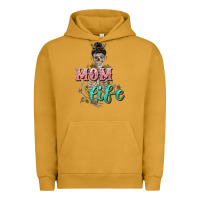 Pigment Peanut Butter Mom life with skull Mother's Day Urban Hoodie - CowGirlArtShop