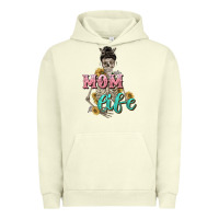 Pigment Pistachio Mom life with skull Mother's Day Urban Hoodie - CowGirlArtShop