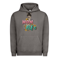 Pigment Tornado Mom life with skull Mother's Day Urban Hoodie - CowGirlArtShop