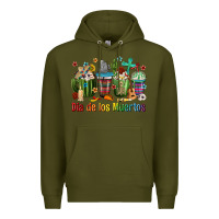 Army Green Mexican Dia De Los Muertos Coffee Cups Premium Hoodie - texasbilliewilder