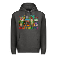 Charcoal Heather Mexican Dia De Los Muertos Coffee Cups Premium Hoodie - texasbilliewilder