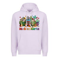 Lilac Mexican Dia De Los Muertos Coffee Cups Premium Hoodie - texasbilliewilder