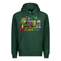 Sports Green Mexican Dia De Los Muertos Coffee Cups Premium Hoodie - texasbilliewilder