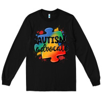 Black autism advocate Long Sleeve Tee - MaliasSmallBusiness