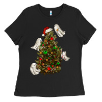 Black christmas spirits Ladies Tee - RanaPortraitStore