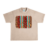 French Oak christmas socks cookie leopard brushstroke Urban Heavy Tee - AdoDesignShop