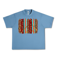 Pebble Blue christmas socks cookie leopard brushstroke Urban Heavy Tee - AdoDesignShop