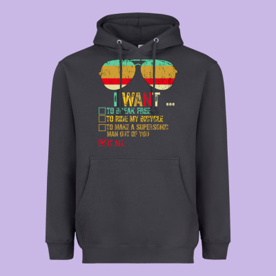 I Want To Break Free To Ride My Bicycle Want It All Heavyweight Hoodie Designed By Bettercallsaul