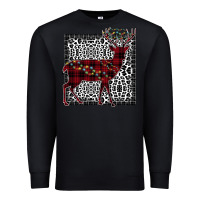 Black Christmas Deer Premium Sweatshirt - Bettercallsaul