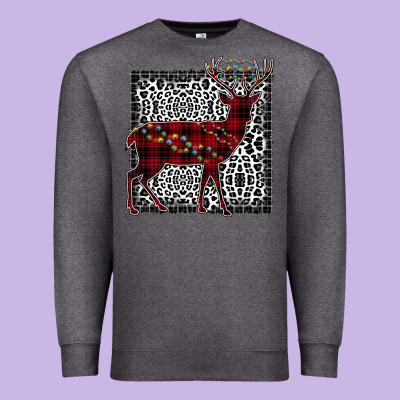 Christmas Deer Premium Sweatshirt Designed By Bettercallsaul