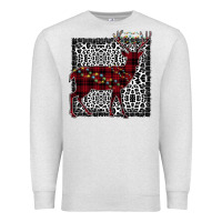 Oatmeal Heather Christmas Deer Premium Sweatshirt - Bettercallsaul