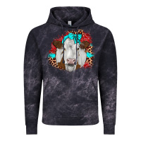 Cloud Black ribbon simmental leopard Vintage Hoodie - JahusDesignShop