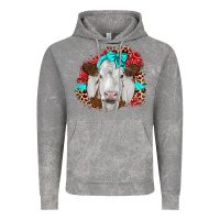 Cloud Rock ribbon simmental leopard Vintage Hoodie - JahusDesignShop