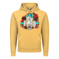 Vintage Mustard ribbon simmental leopard Vintage Hoodie - JahusDesignShop