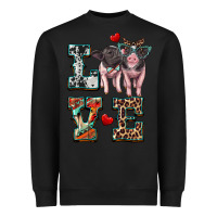 Black love baby pigs Heavyweight Sweatshirt - Artiststas
