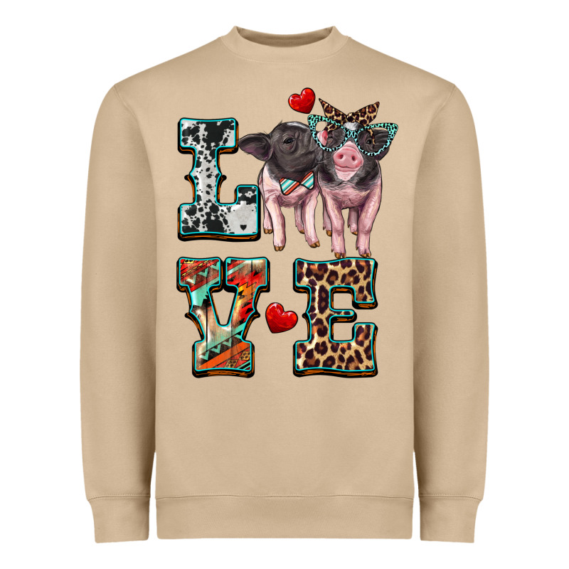 Love Baby Pigs Heavyweight Sweatshirt by Artiststas | Teevron