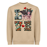 Mushroom love baby pigs Heavyweight Sweatshirt - Artiststas