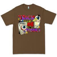 Cacao Trick or Tequila Premium Tee - texasbilliewilder