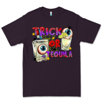 Plum Trick or Tequila Premium Tee - texasbilliewilder
