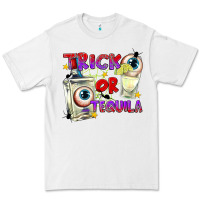 White Trick or Tequila Premium Tee - texasbilliewilder