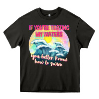 Asphalt if youre testing my waters tbw Heavy Core Tee - texasbilliewilder