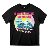 Black if youre testing my waters tbw Heavy Core Tee - texasbilliewilder