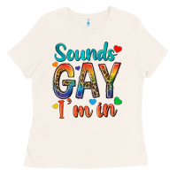 Sounds Gay Im In Ladies Tee | Teevron